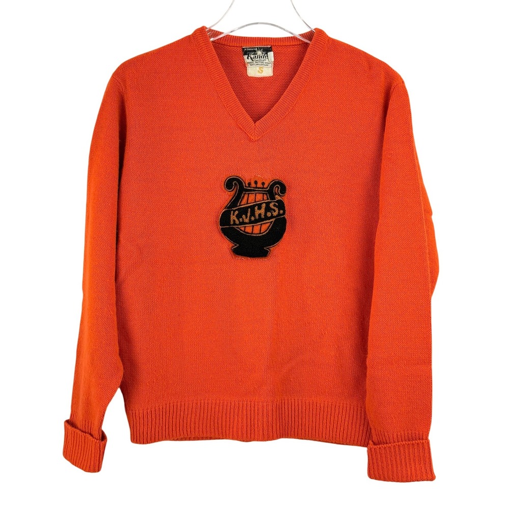 Vintage 50s‎ Kandel Knitting Mills KJHS OREGON BAND CHOIR Wool Sweater SMALL